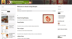 Desktop Screenshot of goodlivingrecipes.com